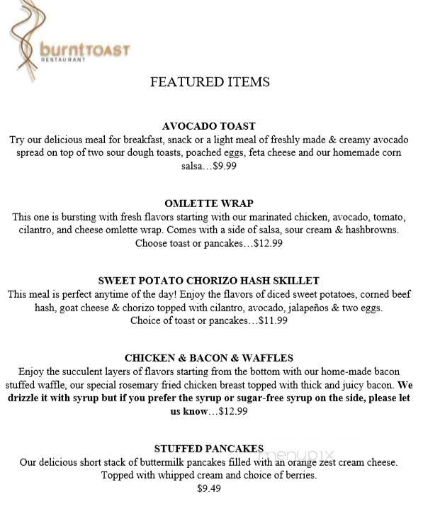 Buttered Toast - Algonquin, IL menu_pic