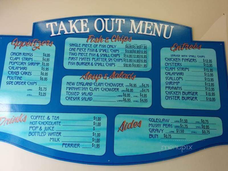 Dave's Fish & Chips - Richmond, BC menu_pic