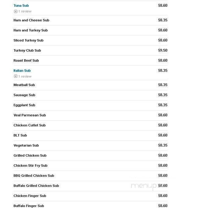 Mike's House Of Pizza - Hanson, MA menu_pic
