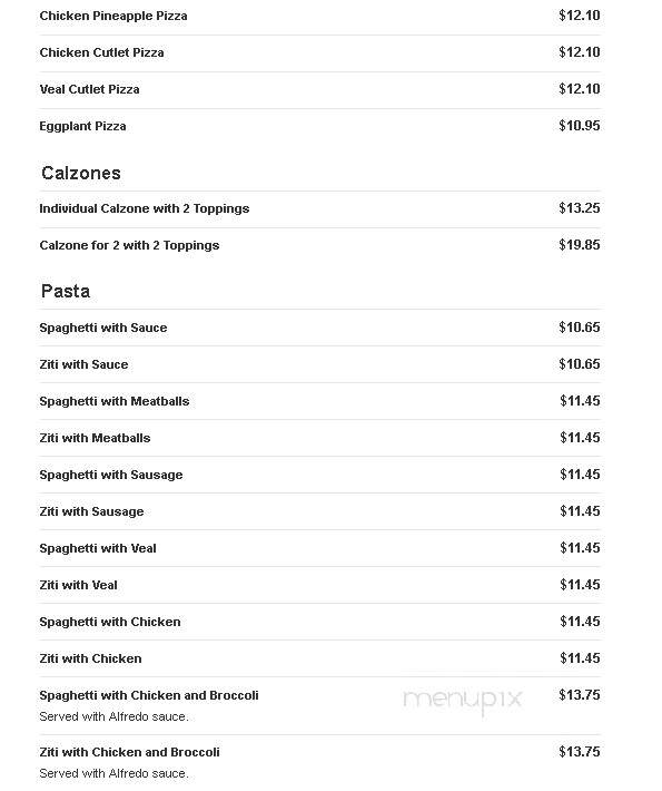 Mike's House Of Pizza - Hanson, MA menu_pic