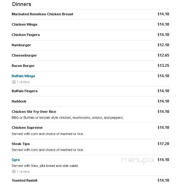 Mike's House Of Pizza - Hanson, MA menu_pic