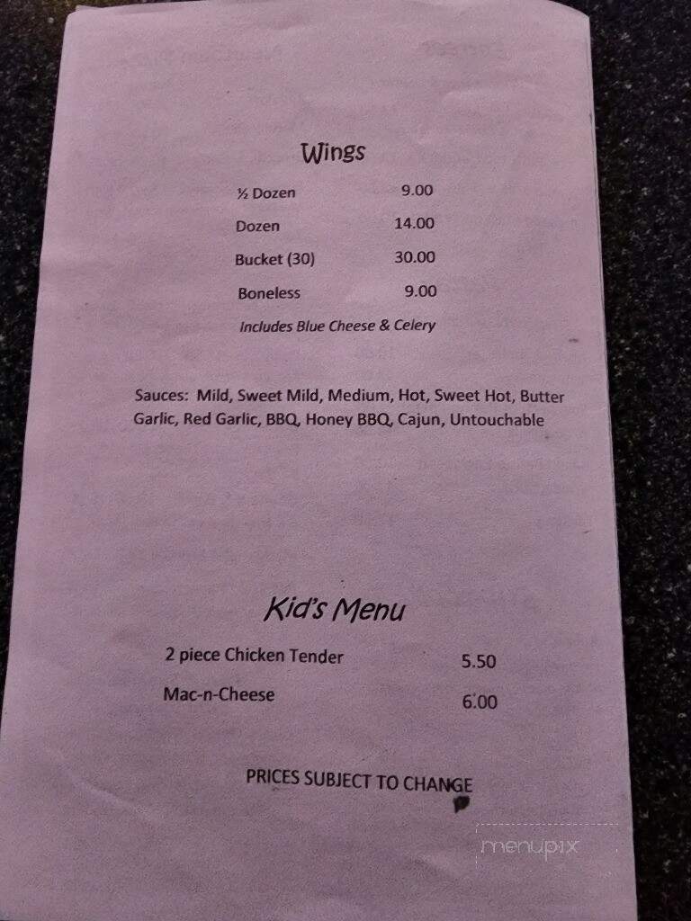 Newtown Cafe - Hanover Township, PA menu_pic