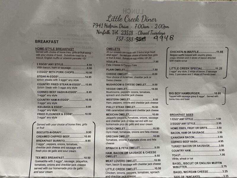 Little Creek Diner - Norfolk, VA