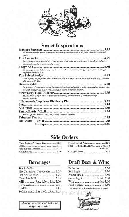 Frankie Doodle's - Spokane, WA menu_pic