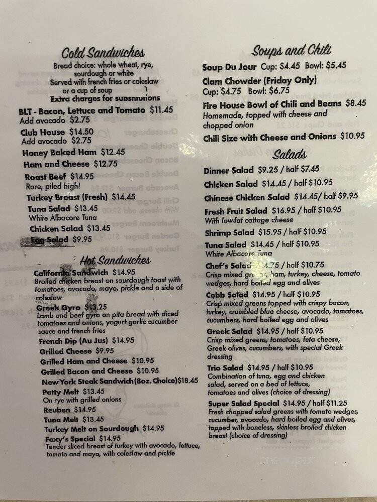 Village Cafe - Winnetka, CA menu_pic