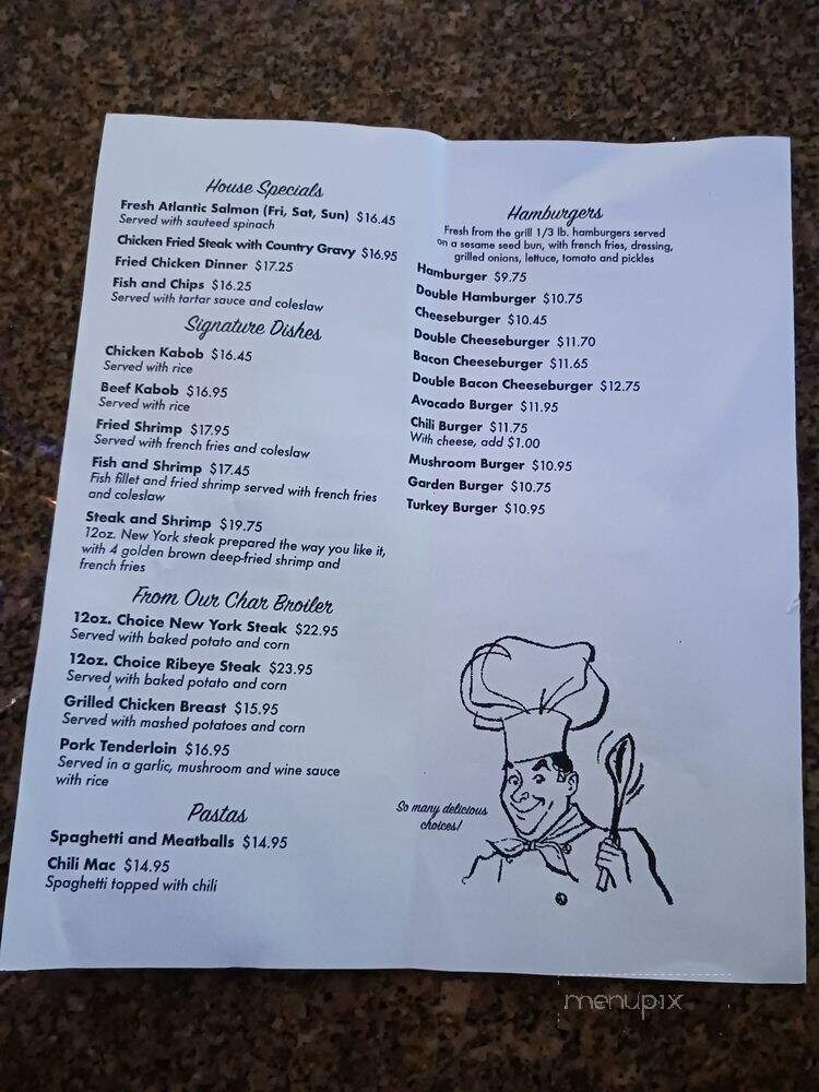 Village Cafe - Winnetka, CA menu_pic