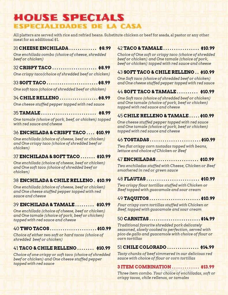 Los Arcos Mexican Food - Palmdale, CA menu_pic