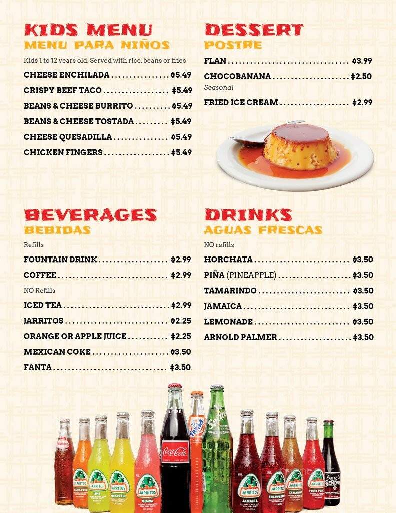 Los Arcos Mexican Food - Palmdale, CA menu_pic