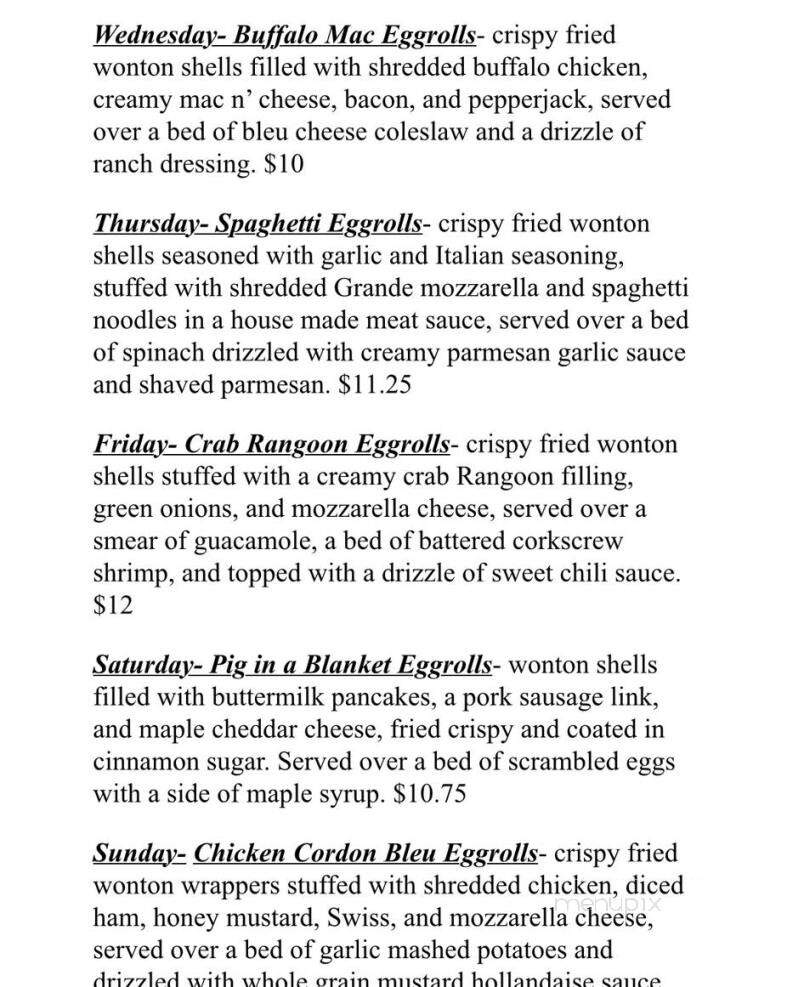 The Sweet & Salty Pig - Fond du Lac, WI menu_pic