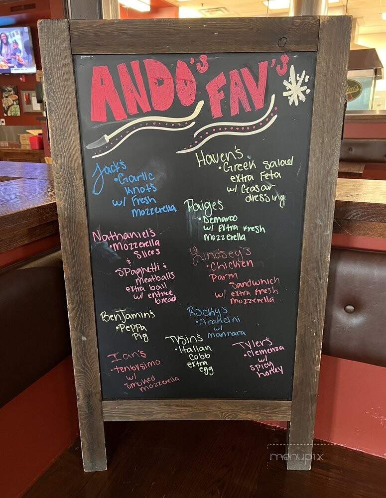 Andolini's Pizzeria - Jenks, OK menu_pic