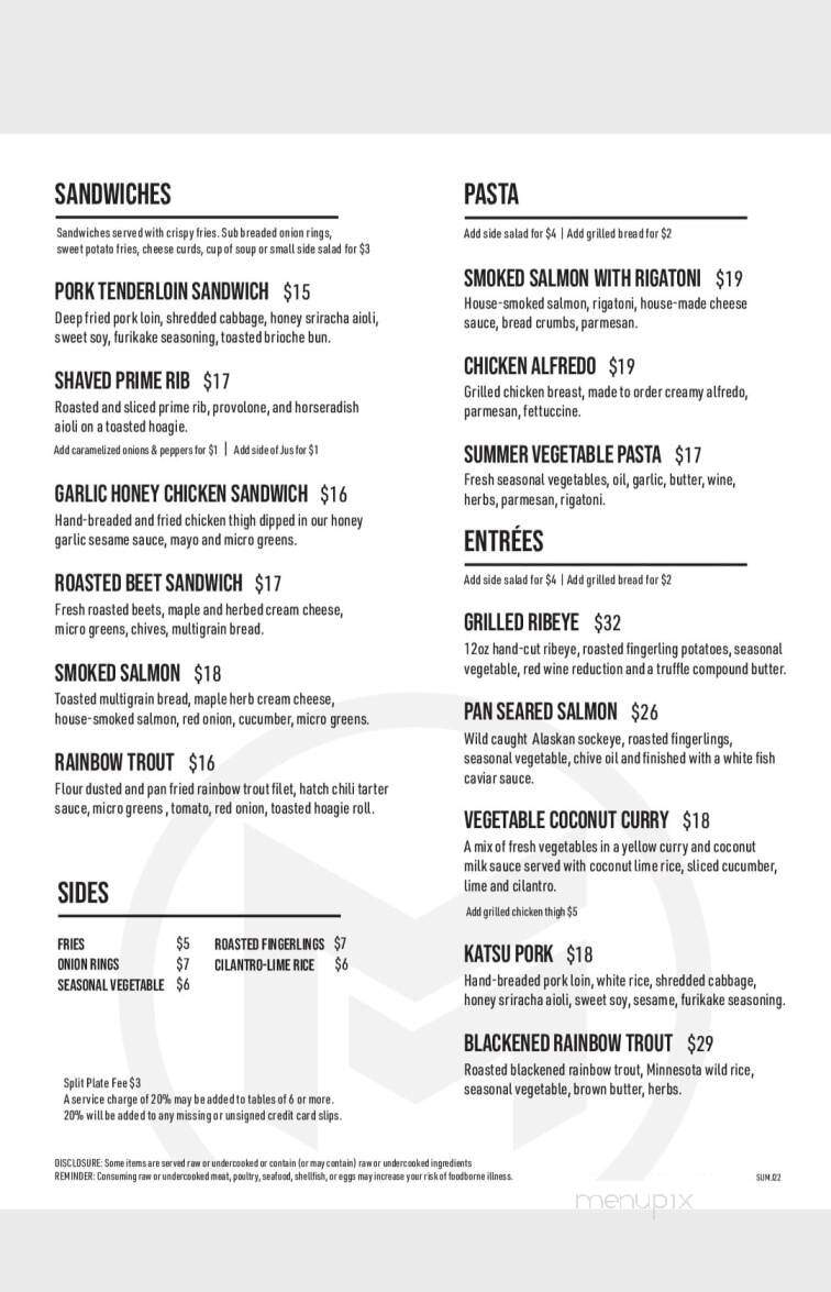 McQuade's Pub & Grill - Two Harbors, MN menu_pic