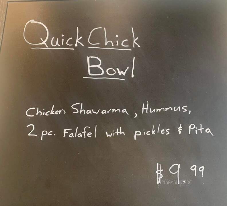 Quick Chick Shawarma and Grill - Mechanicsburg, PA menu_pic