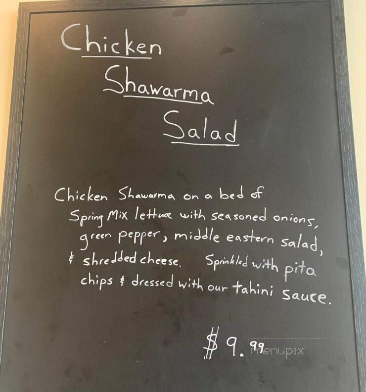 Quick Chick Shawarma and Grill - Mechanicsburg, PA menu_pic