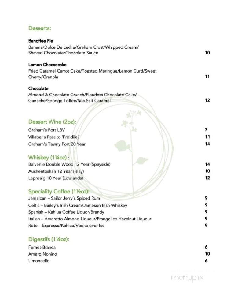 Brassica - Ottawa, ON menu_pic