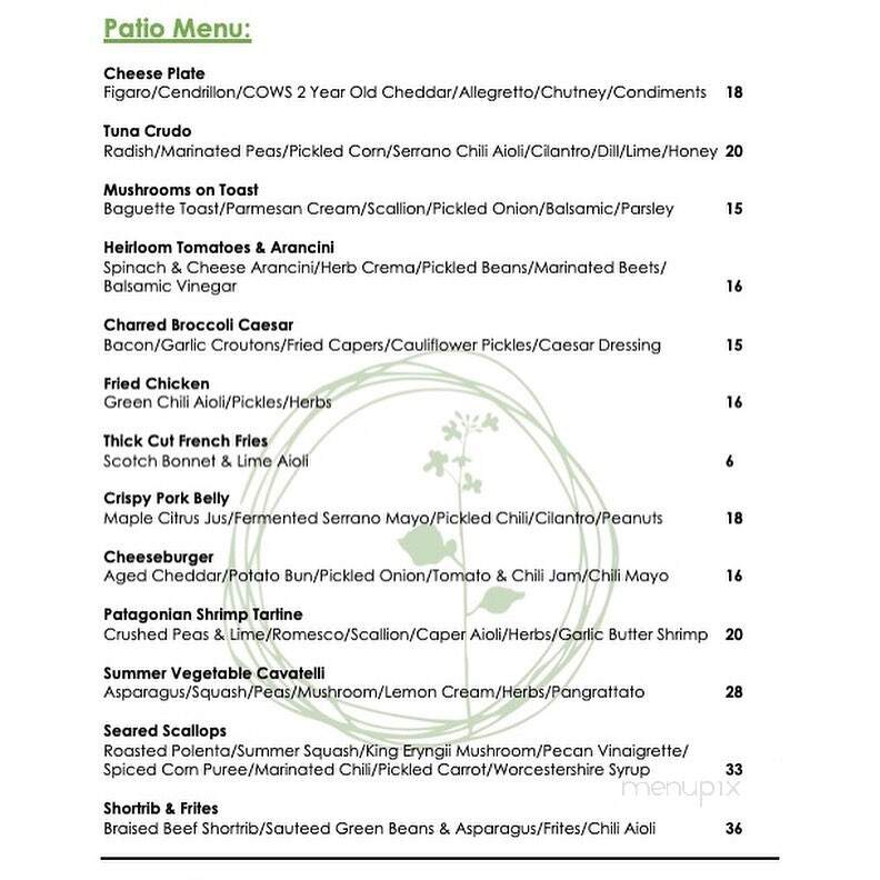Brassica - Ottawa, ON menu_pic