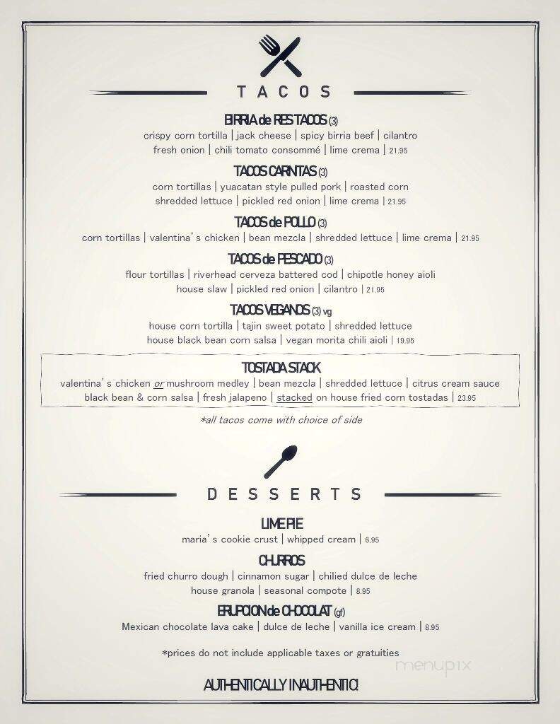 Mesa Fresca - Kingston, ON menu_pic
