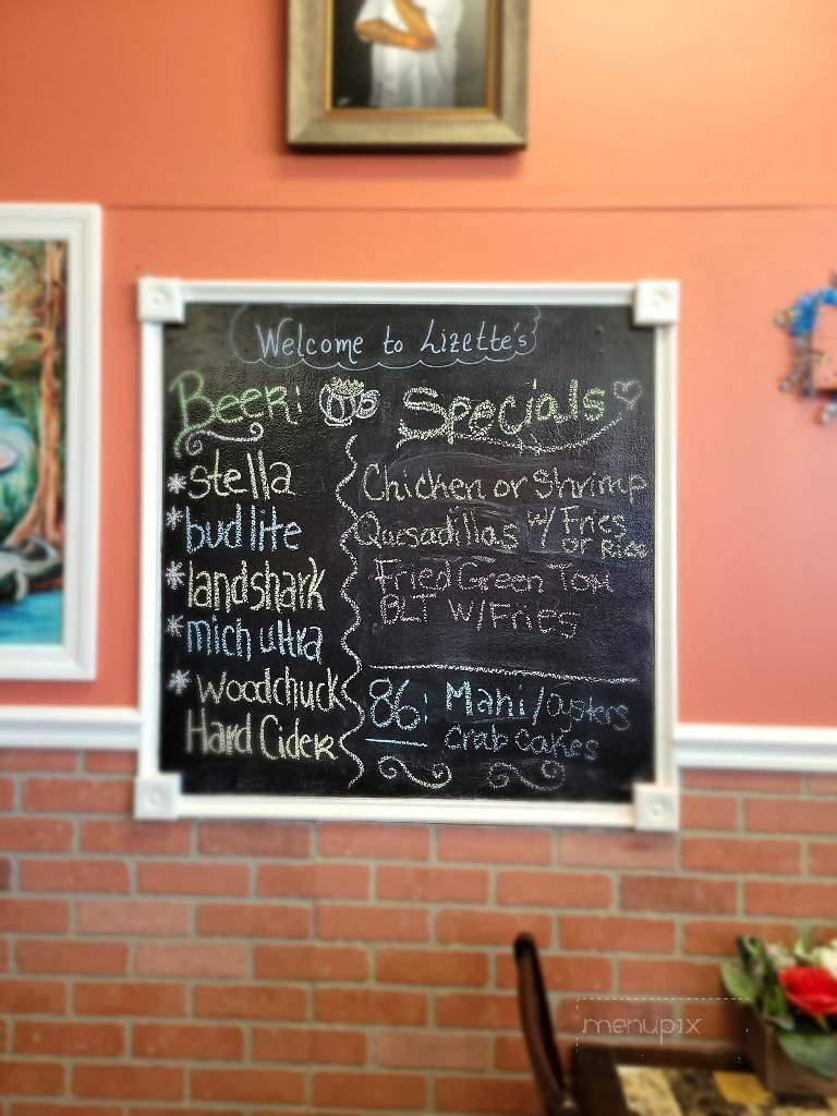 Lizette's Cajun Bistro - Melbourne, FL menu_pic