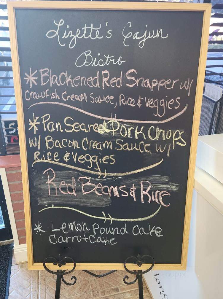 Lizette's Cajun Bistro - Melbourne, FL menu_pic