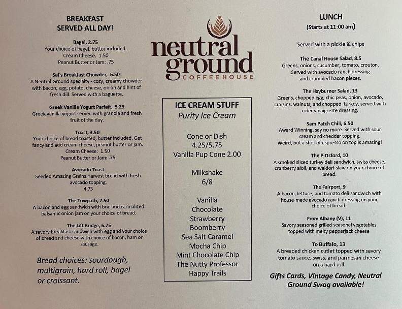 Neutral Ground Coffeehouse - Pittsford, NY