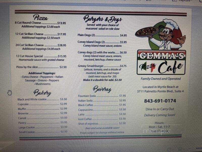 Gemma's Cafe - Myrtle Beach, SC