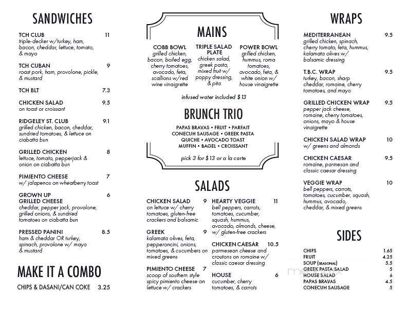 The Coffee House - Atmore, AL menu_pic