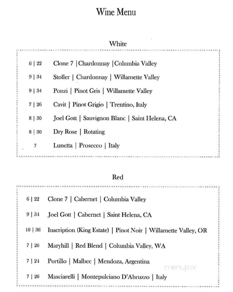 Happy Hollow Pizzeria - Happy Valley, OR menu_pic