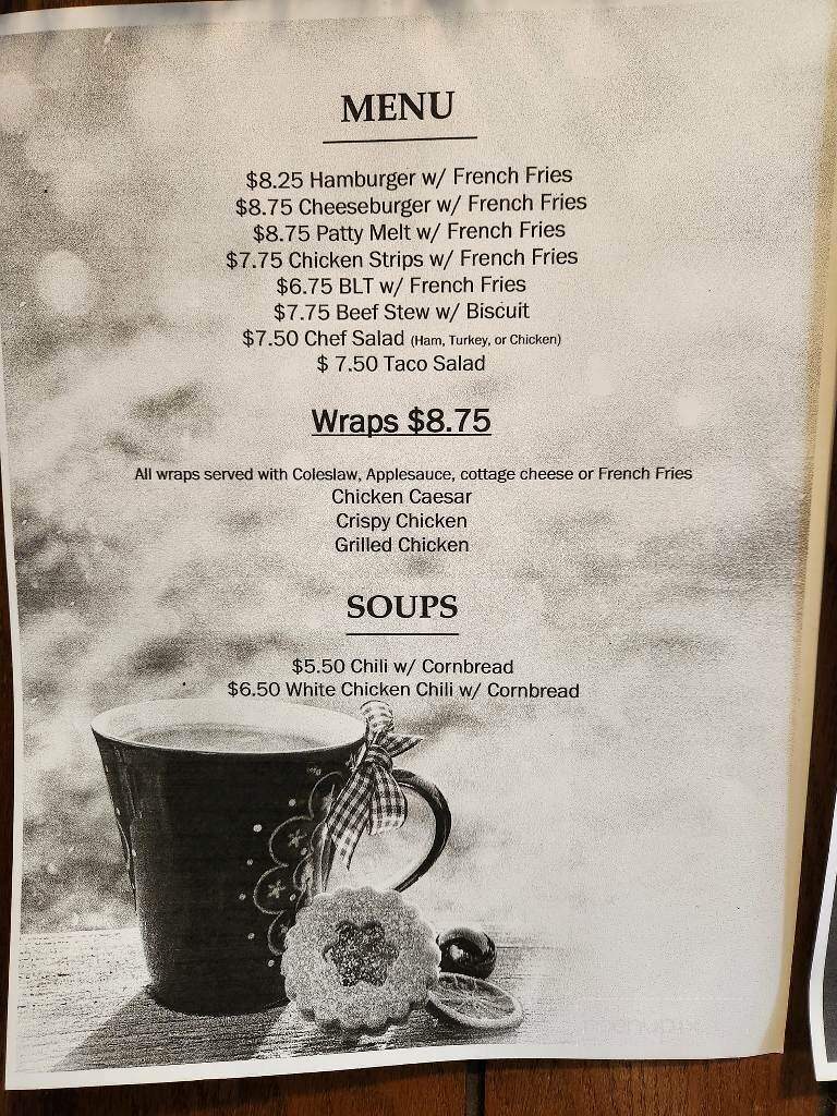 Sidetrack Cafe - Watervliet, MI menu_pic