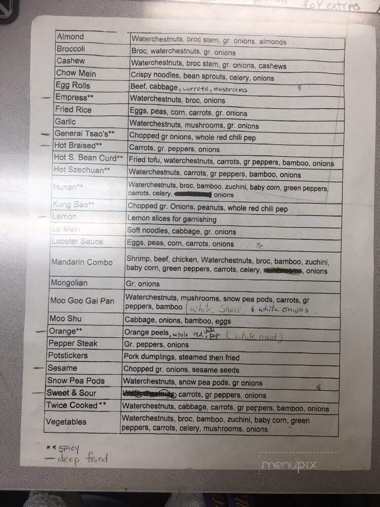 Shang Yuen - Des Moines, IA menu_pic