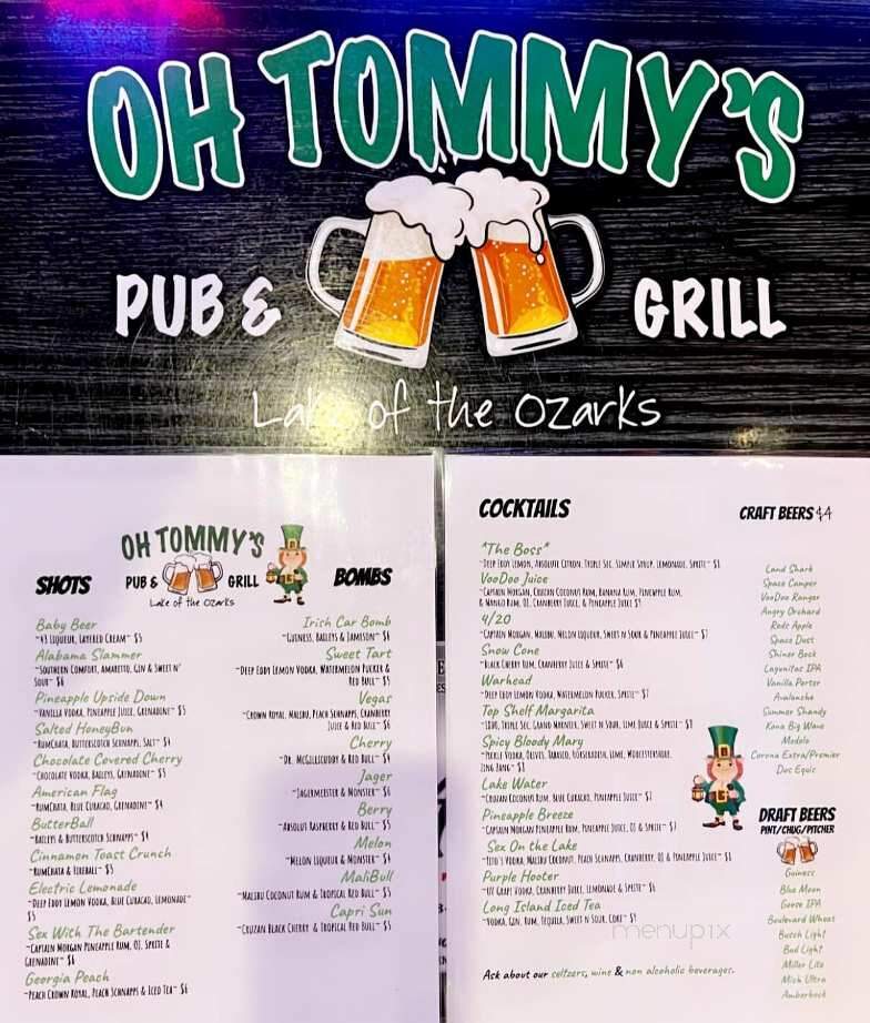 Oh Tommy's Pub & Grill - Roach, MO