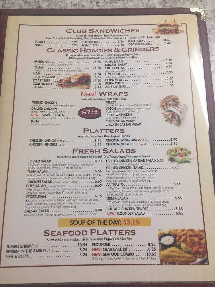 Train Stop Restaurant - Secane, PA menu_pic
