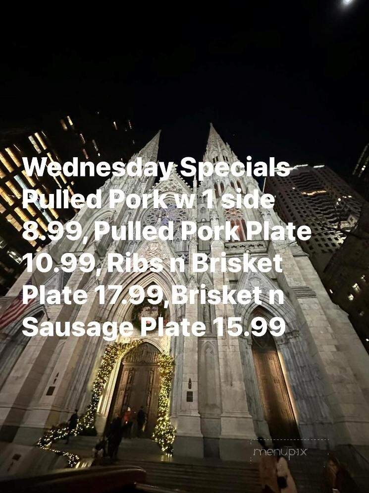 Willie B's Barbeque - Edinburg, TX menu_pic