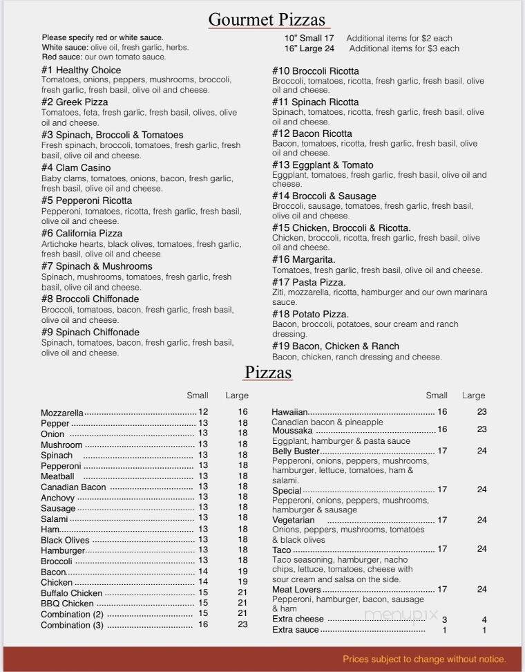 Johnny's Pizza - Brooklyn, CT menu_pic