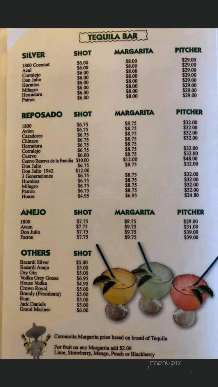Luzmila's Mexican Restaurant - Eureka, CA menu_pic
