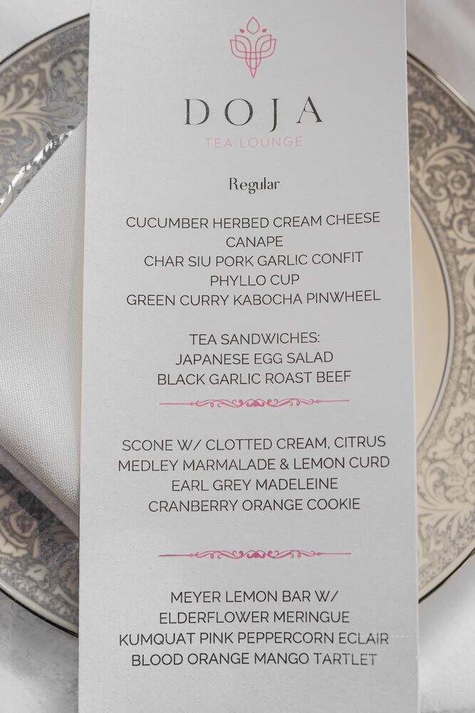 DOJA Tea Lounge - Tualatin, OR menu_pic