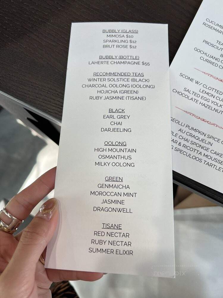 DOJA Tea Lounge - Tualatin, OR menu_pic