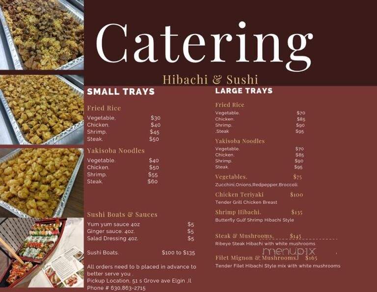 Mr Hibachi Express - Elgin, IL menu_pic