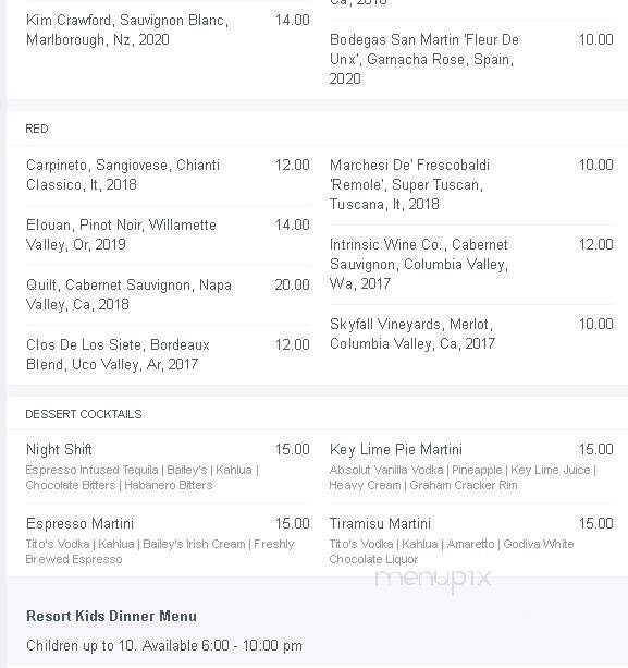 Il Postino - Marathon, FL menu_pic
