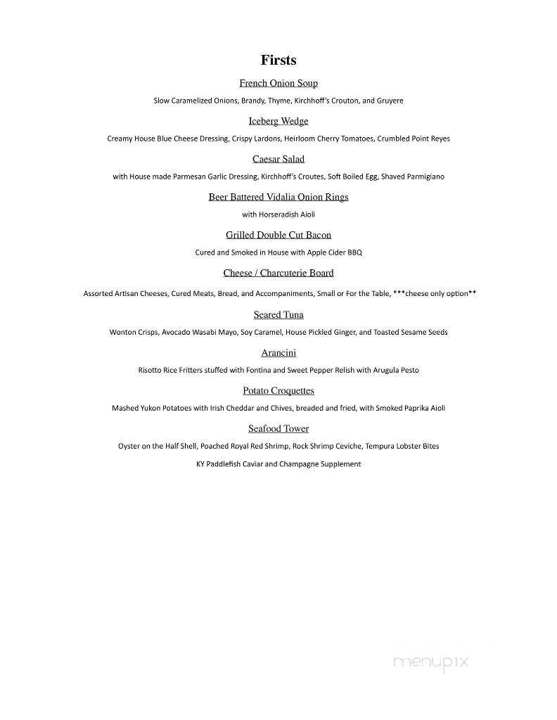 Stella's - Paducah, KY menu_pic