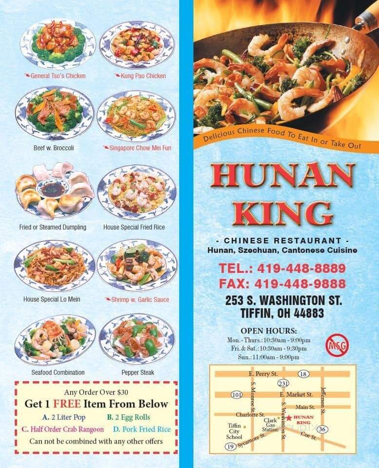 Hunan King - Tiffin, OH