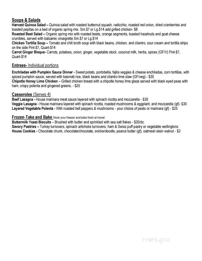 Emily's Catering and Cakes - Grass Valley, CA menu_pic
