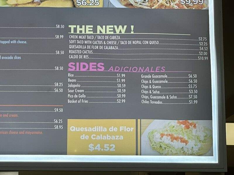 El Grande Burrito - Allen, TX menu_pic