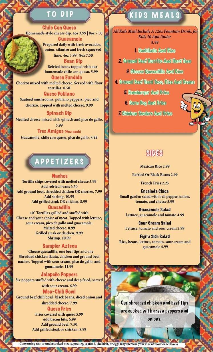 Fiesta Mexicana Express - Mount Vernon, OH menu_pic