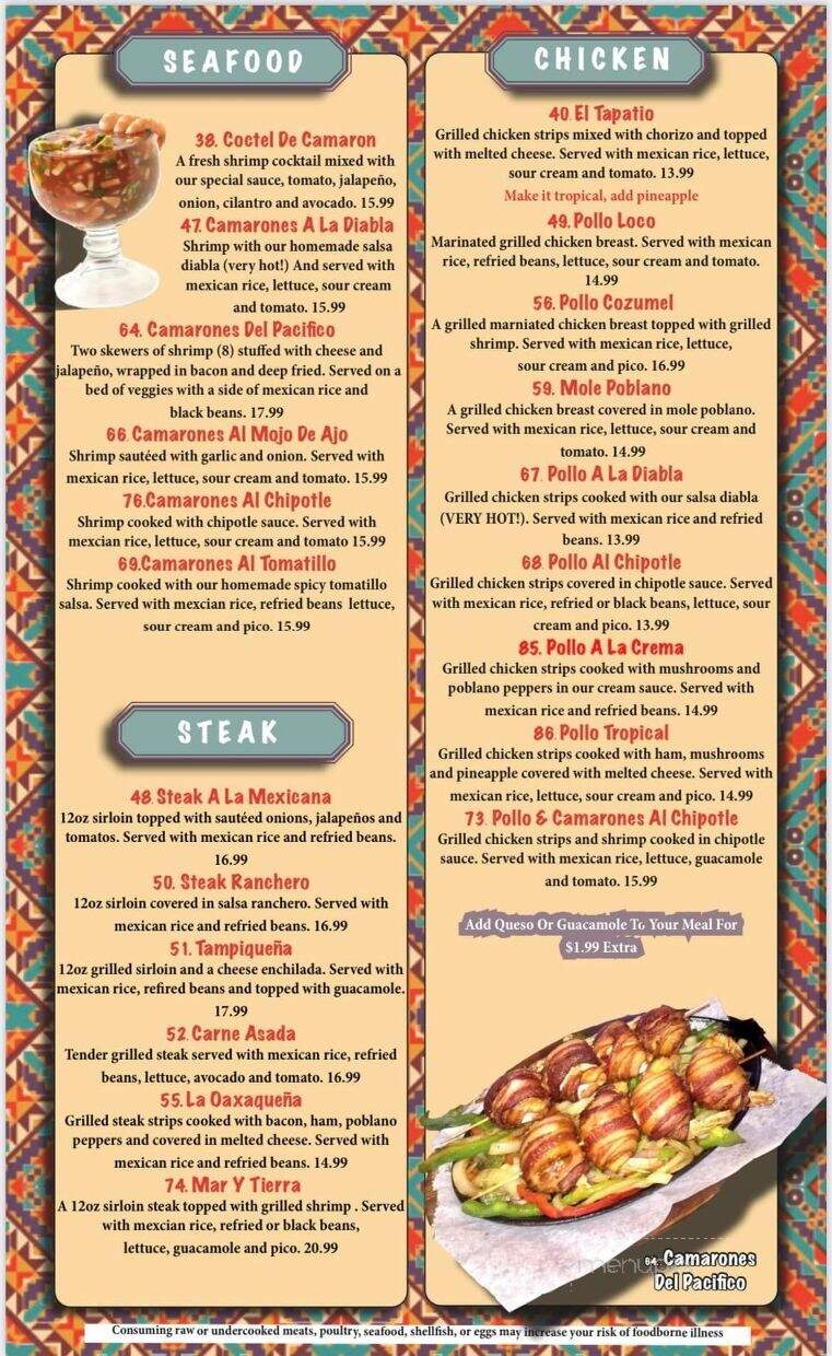 Fiesta Mexicana Express - Mount Vernon, OH menu_pic