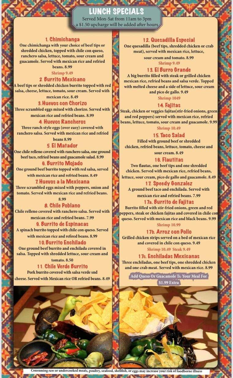 Fiesta Mexicana Express - Mount Vernon, OH menu_pic