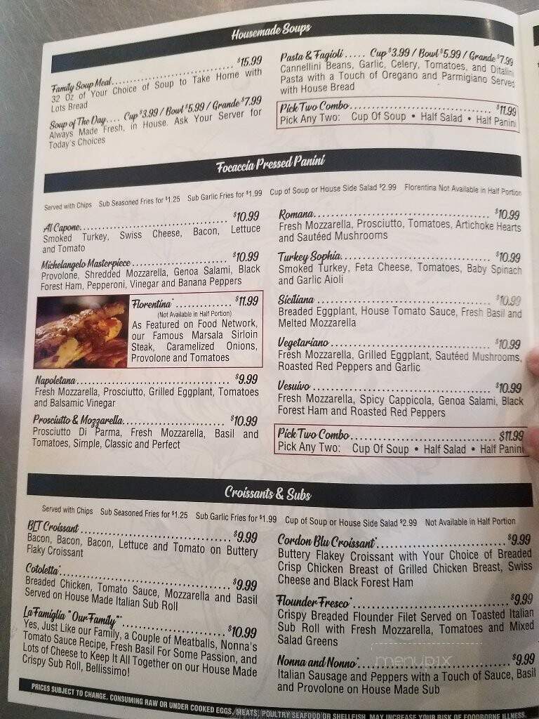 Rigoletto Italian Bakery & Cafe - Virginia Beach, VA menu_pic