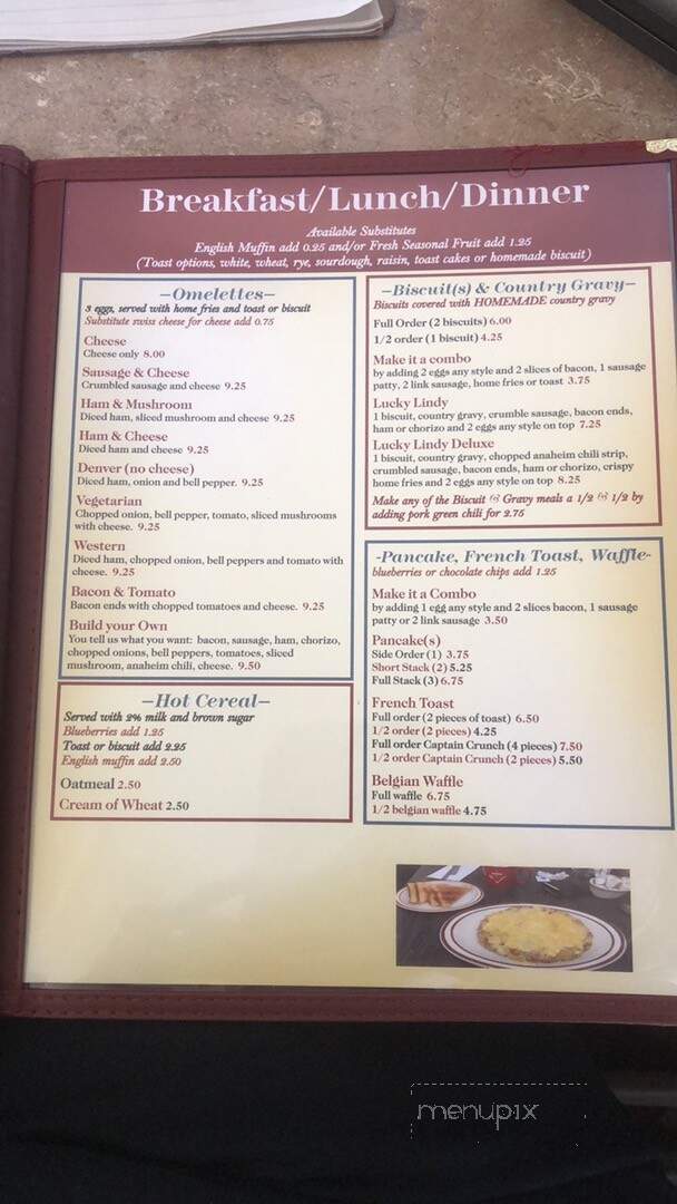 Hidden Cafe - Longmont, CO menu_pic