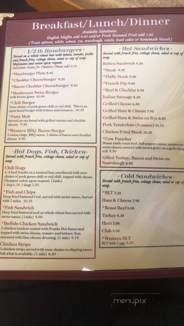 Hidden Cafe - Longmont, CO menu_pic
