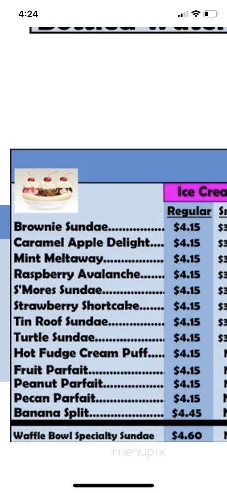 Cold Cow - St Clair Shores, MI menu_pic