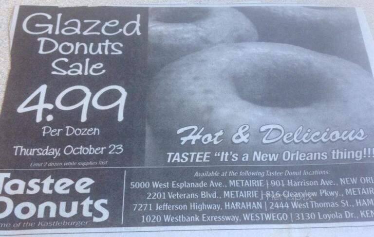 Tastee Donuts - Metairie, LA