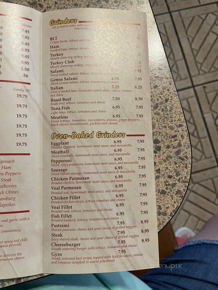 Village Pizza - Keene, NH menu_pic